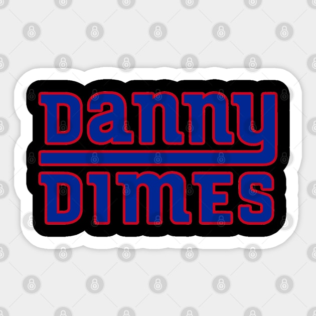 Danny Dimes, Daniel Jones NY Giants Sticker by FanSwagUnltd